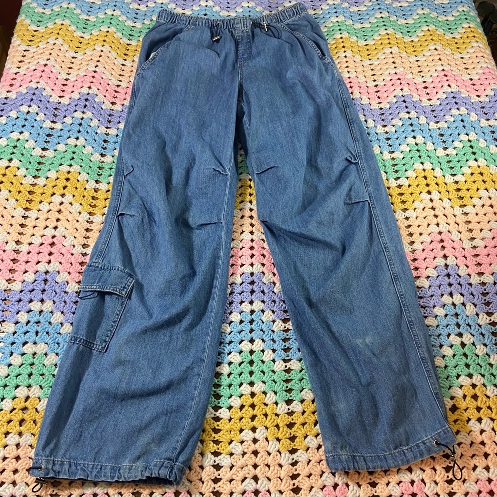 Garage Denim Cargo Relaxed Fit Denim Jeans Baggy women’s medium m